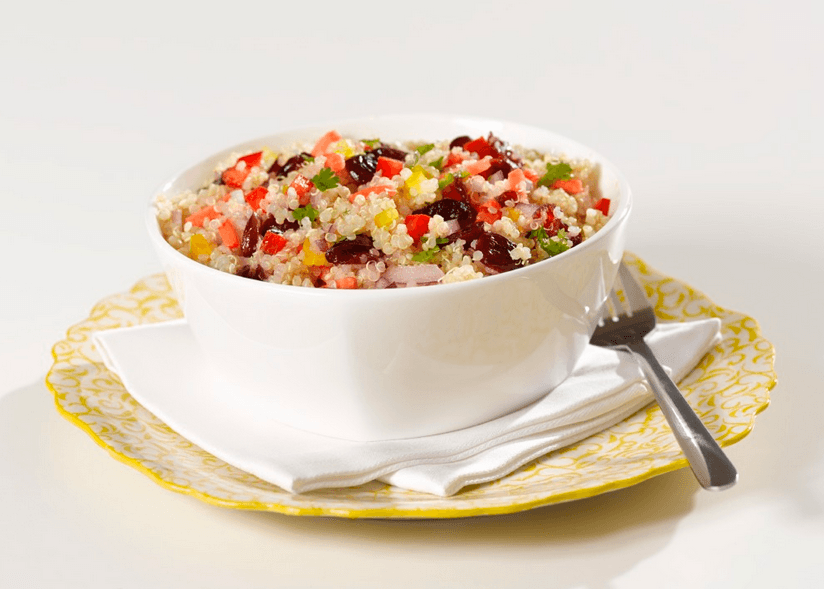 Cranberry & Cilantro Quinoa Salad