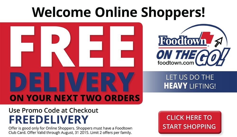 Free Delivery Promo Code Foodtown