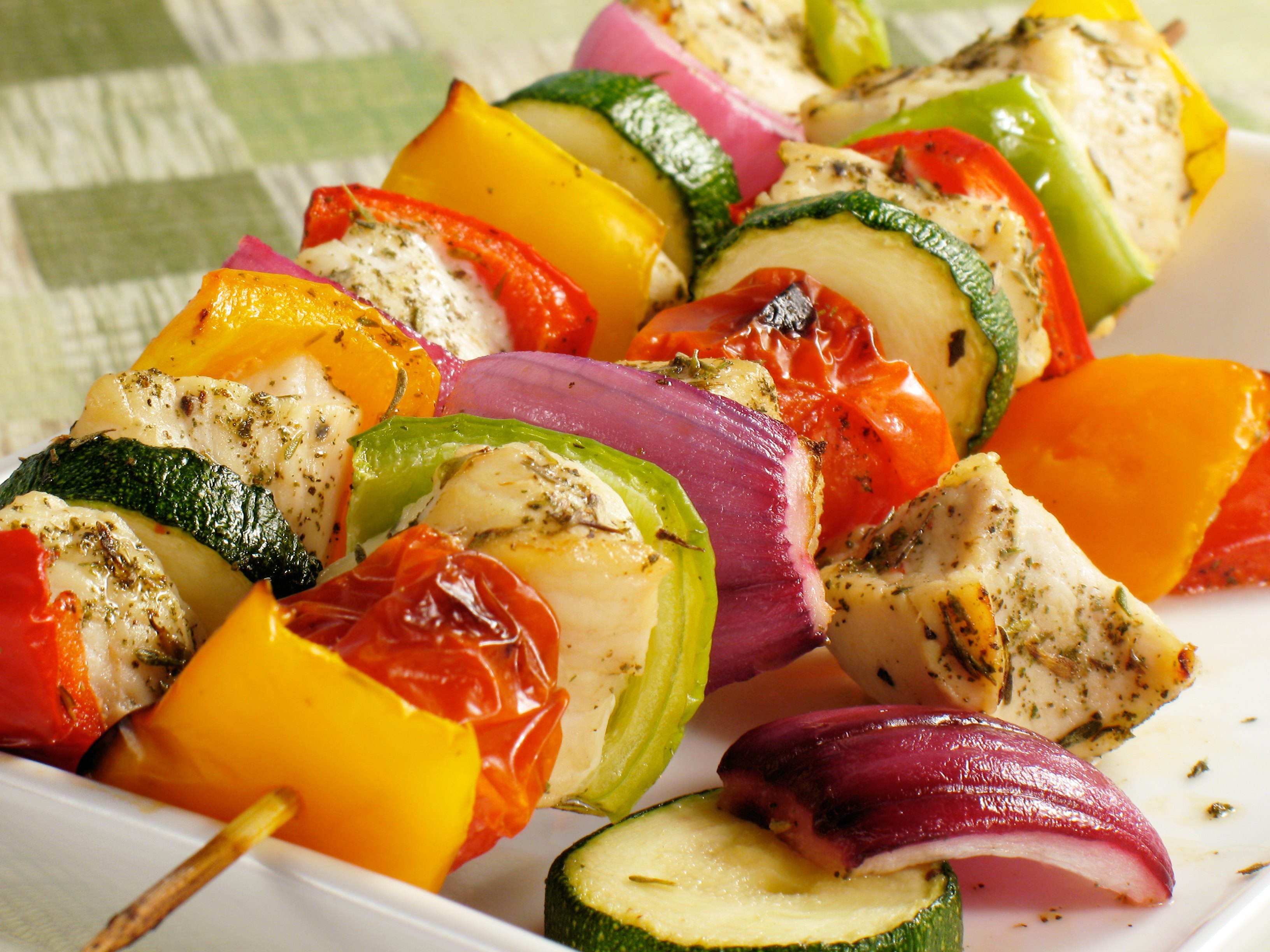 Bell-Pepper Chicken Skewers