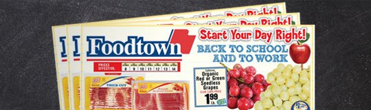 Foodtown newspaper coupon savings