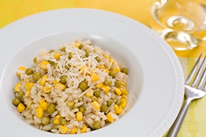 Pea Corn Risotto