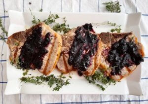 Blueberry Pork Chops