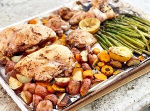 Chicken and Asparagus Sheet Pan Dinner