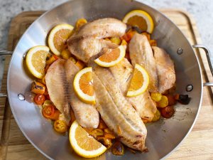 Orange Glazed Baked Tilapia