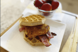 Baked Chicken And Waffles
