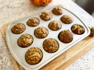 Pumpkin Flax Muffins