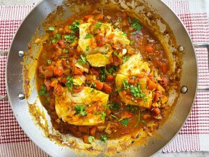 Jgn Cod Fish In Riojana Sauce