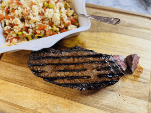 London Broil with Famers Market Rice