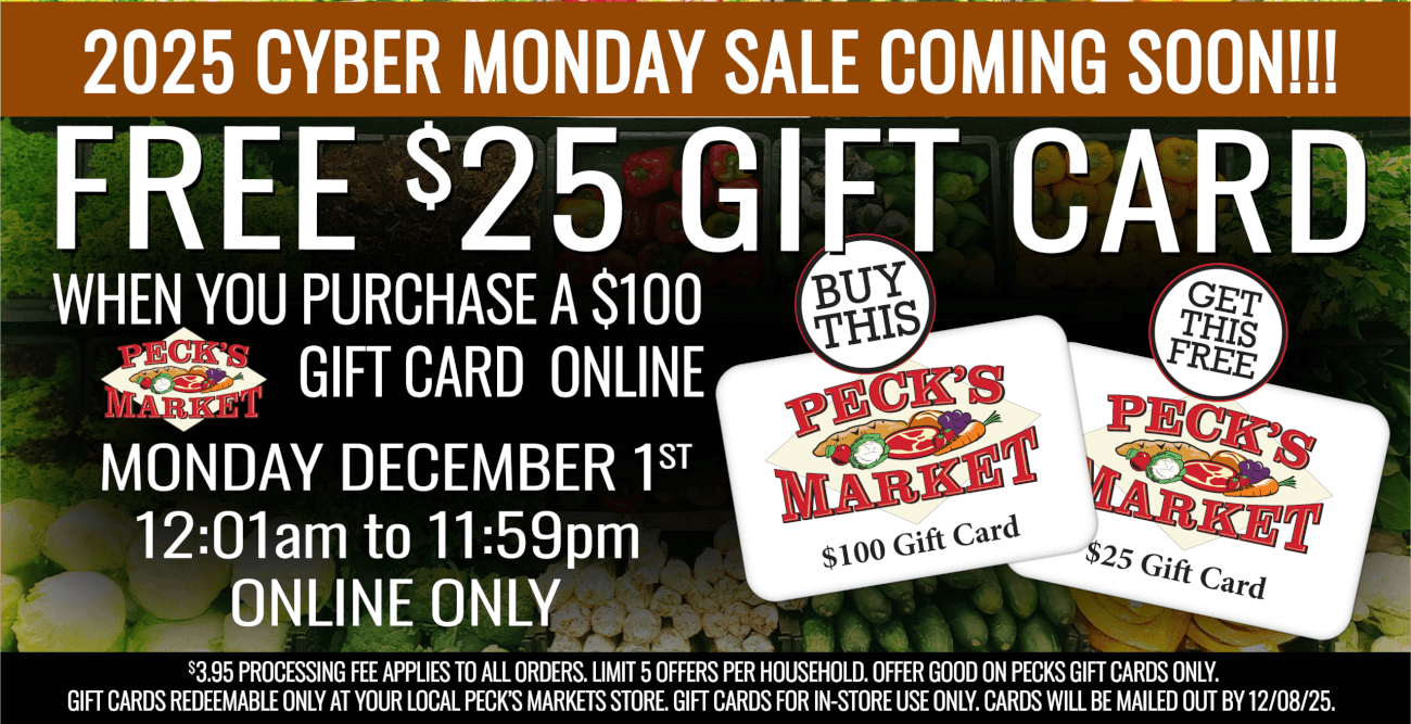2025 PECKS cybermonday 112525 (COMING SOON)