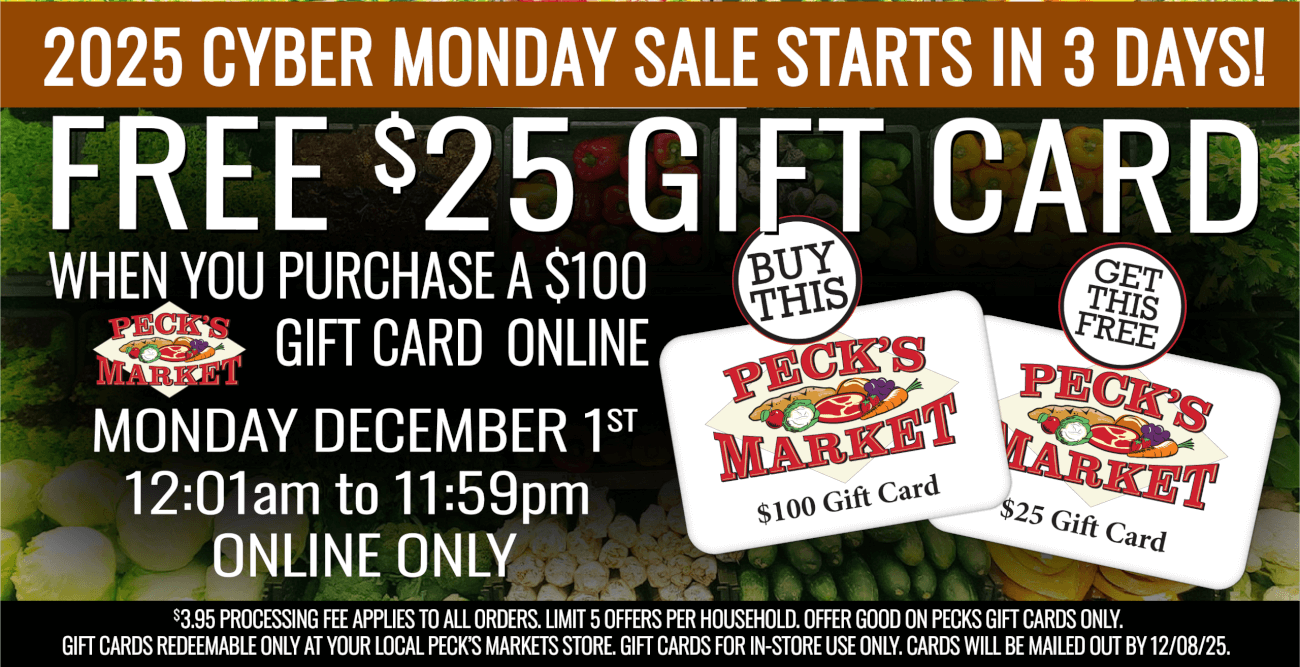 2025 PECKS cybermonday 112825 (COUNTDOWN IN 3)