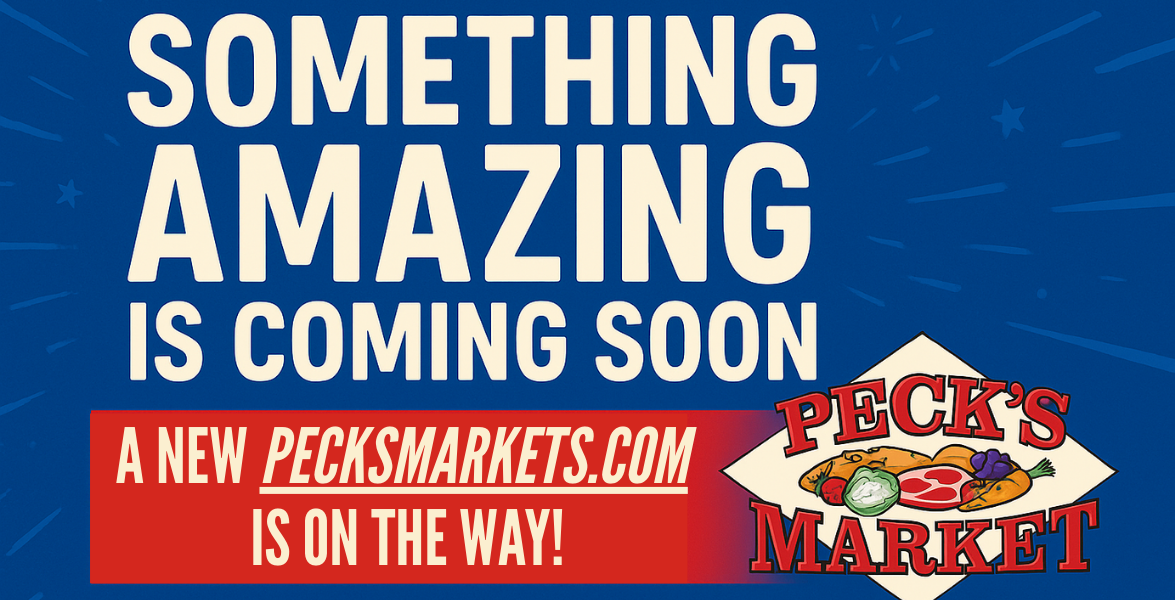 A NEW PECKMARKETS.COM IS ON THE WAY