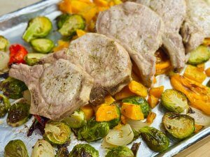 Sheet Pan Pork Chops