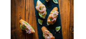 smoked salmon tartine